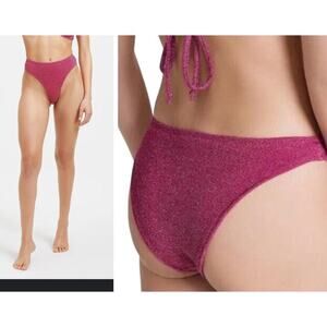 🔴Good American Sparkle‎ Purple/pink Better Bikini size 3XL